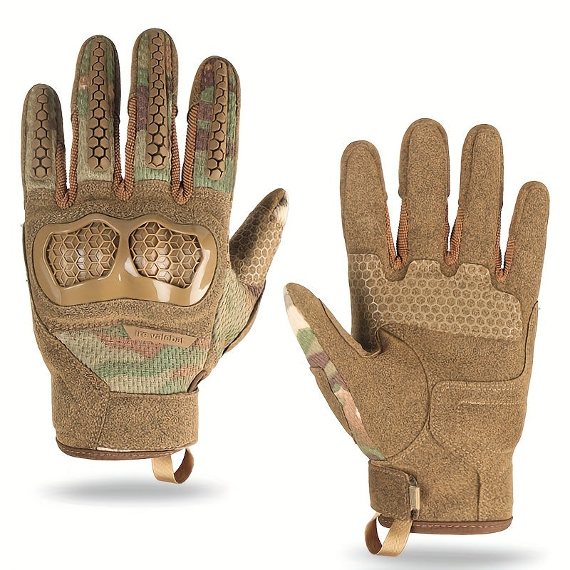 Paris Hard Knuckle Gloves Touch Screen Airsoft Cycling Motorcycle Riding Gloves