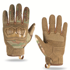 Paris Hard Knuckle Gloves Touch Screen Airsoft Cycling Motorcycle Riding Gloves