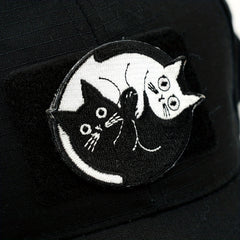 Funny Cat Morale Patch Hook and loop Range Bag Patch Tactical Hat Patch