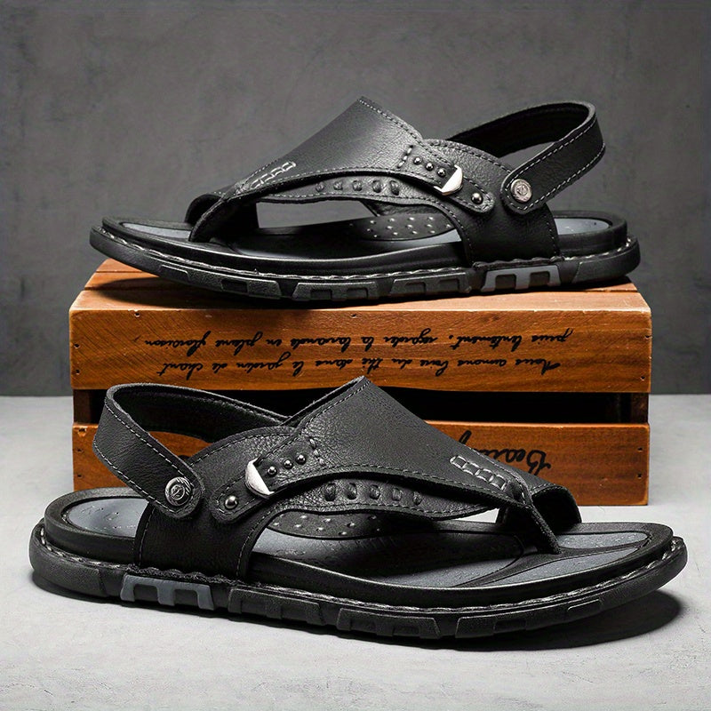 Men's Wear Resistant Non Slip Sandals Quick Drying Comfy Slides Beach Shoes
