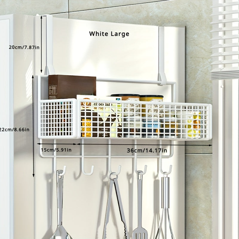 Adhesive Hooks Seasoning Racks for Kitchen Storage