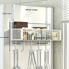 Adhesive Hooks Seasoning Racks for Kitchen Storage