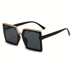 Square Frame Sunglasses Men Women Casual Mod UV400