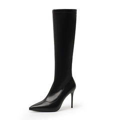Knee High Stiletto High Heel Booties Women's Shoes