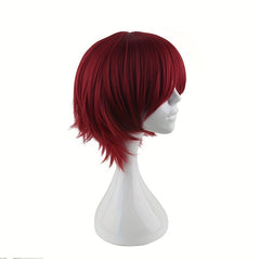 Men's 12 Inch Anime Dress Up Wig Cosplay Chemical Fiber Wig