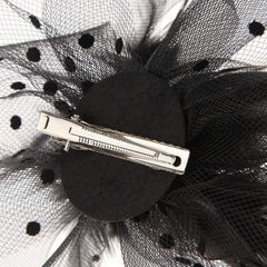 Women's Fascinator Tea Party Hat Mesh Veil Derby Wedding Clip Headband