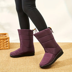 Women's Winter Warm Snow Boots Soft Waterproof Non slip Velvet Boots