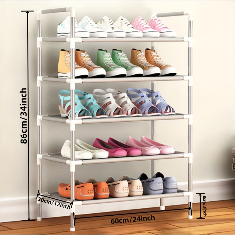 Metal Shoes Rack Standing Shoes Storage Shelf