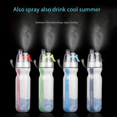 500ml Cycling Sports Water Bottle PE Double Wall Plastic Water Cup