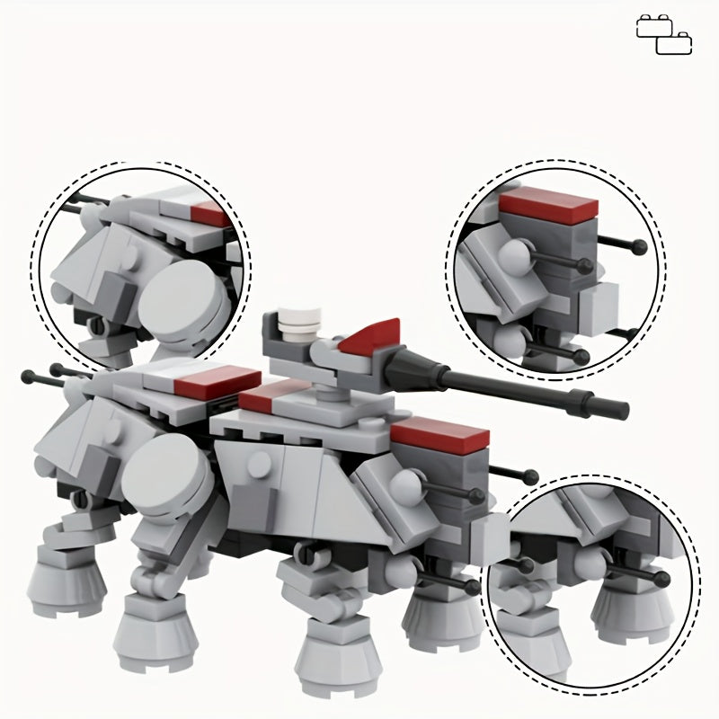 Walking Robot Building Block Mecha for Space Fans