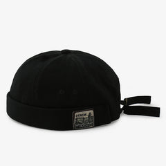 Men's Adjustable Metal Buckle Skull Cotton Hat