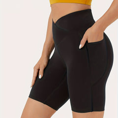 Sports Shorts Women's High Rise Medium Stretch Shorts