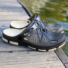 Fashionable Breathable Soft Non-slip Slippers Women's Outdoor Hole Shoes