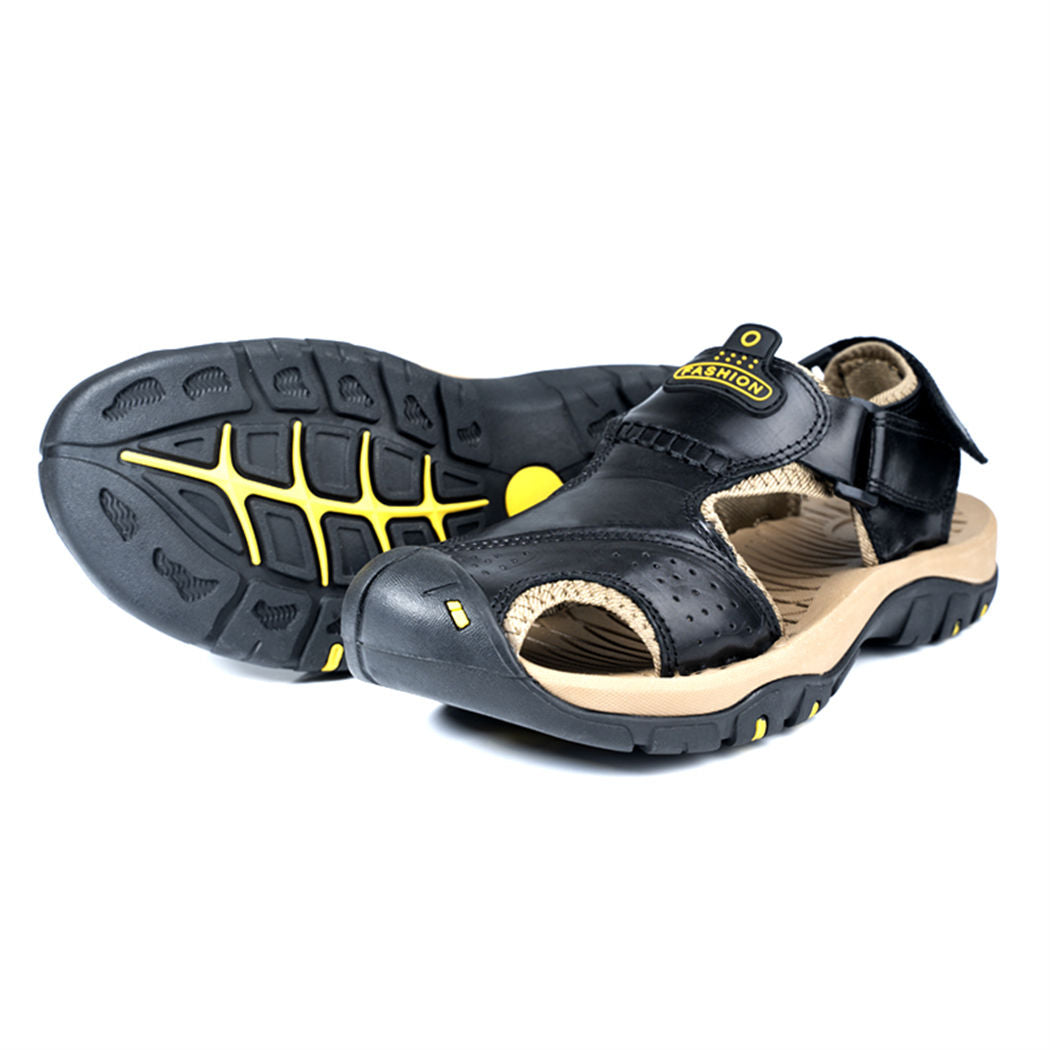 SENBURNY Men's Breathable Closed Toe Outdoor Sandals