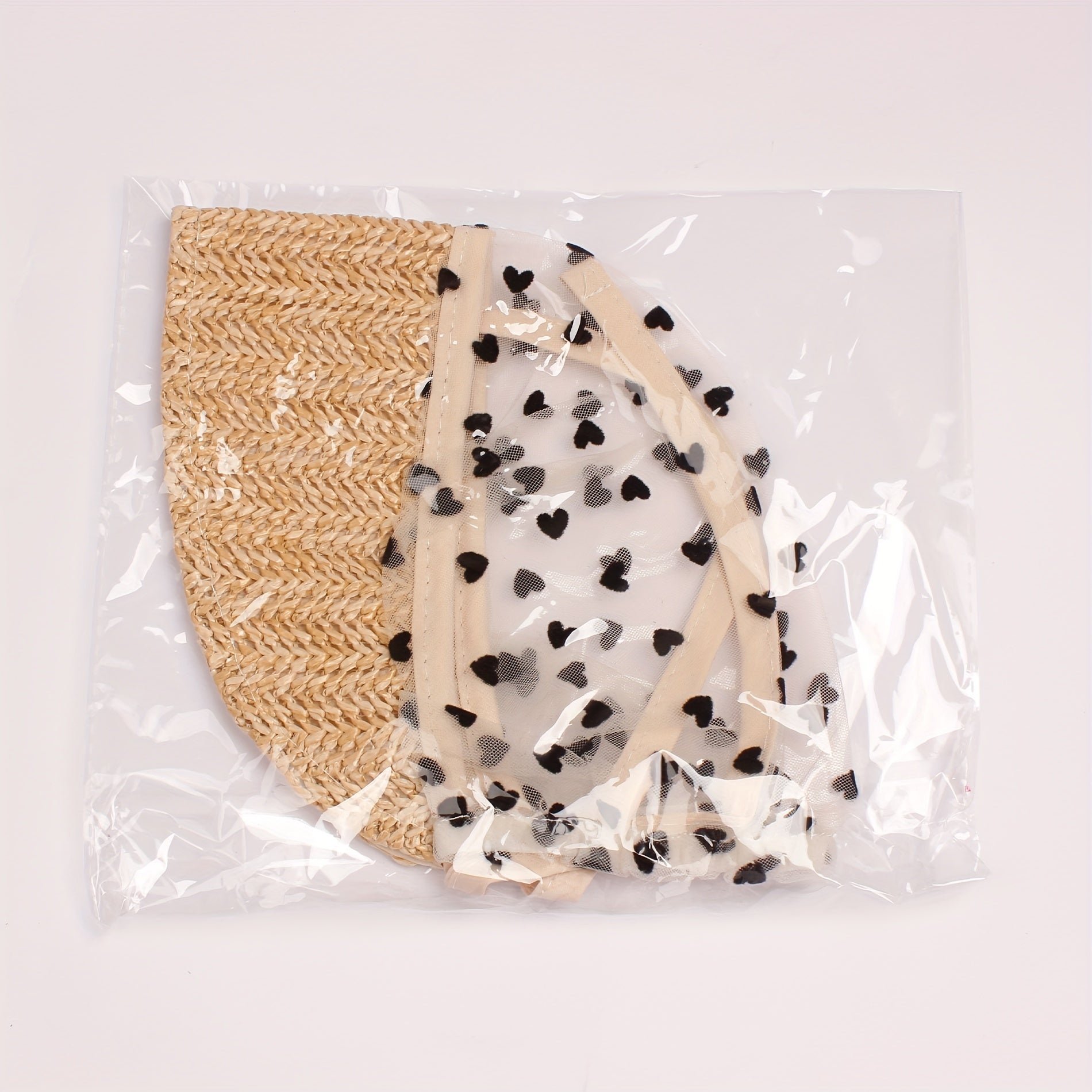 European American Straw Baby Hat