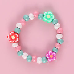 Makersland Kids Pottery Flower Bead Bracelet