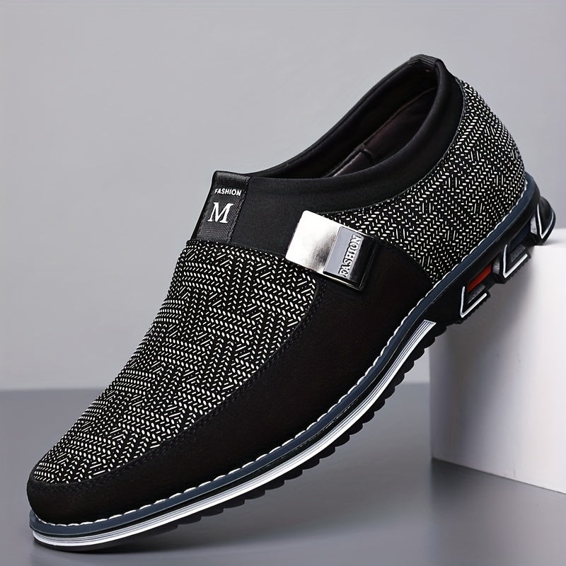 Men's Comfy Slip On Loafers Non-Slip Shoes
