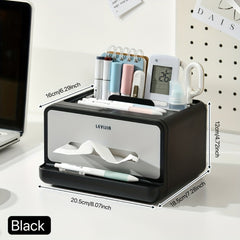 Functional Storage Box Macaron Office Desktop Shelf Mobile Phone Holder