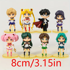 Anime Bishoujo Q Version Dolls Figures Toys Figurine Figurals