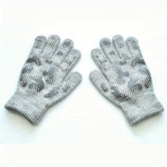 Kids Winter Knitted Gloves Elastic Grip Warm Keeping Children's Gloves