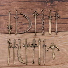 DIY Alloy Jewelry Accessories & Weapon Earrings