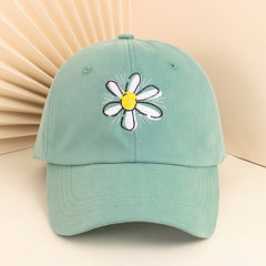 Flower Print Baseball Cap Sun Visor Hat Unisex Sports Hats