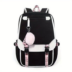 Schoolgirl Backpack High School Casual Boys Bag Decompression Waterproof