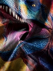 3D Dinosaur Football Print Hoodie For Kids Casual Hooded Long Sleeve Top