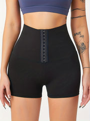 High Waist Buckles Shorts Slim Versatile Casual