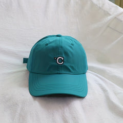 Embroidery High Polyester Fiber Mens Baseball Cap Solid Color
