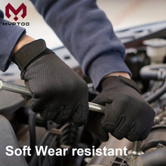 Men's Camo Touch Screen Motorcycle Gloves Flexible Breathable