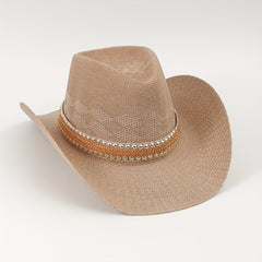 Men's Summer Straw Hat Outdoor Sun Visor Travel Sun Hat