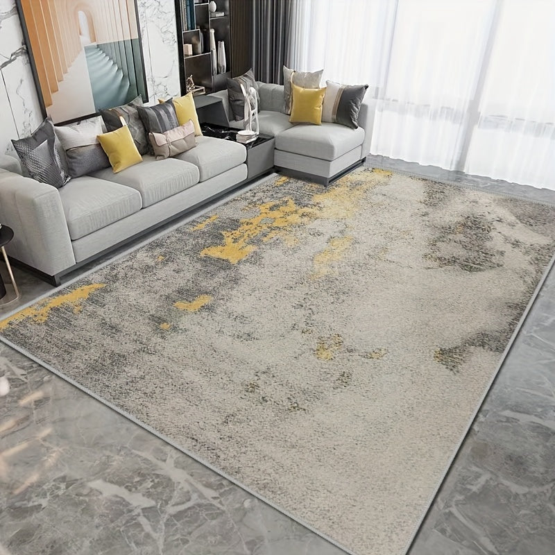 Fluffy Faux Wool Area Rug Soft Living Room Carpet