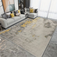 Fluffy Faux Wool Area Rug Soft Living Room Carpet