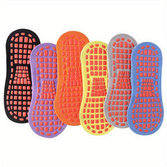 6 Pairs Mixed Yoga Socks Non slip Breathable Low Cut Sports Socks