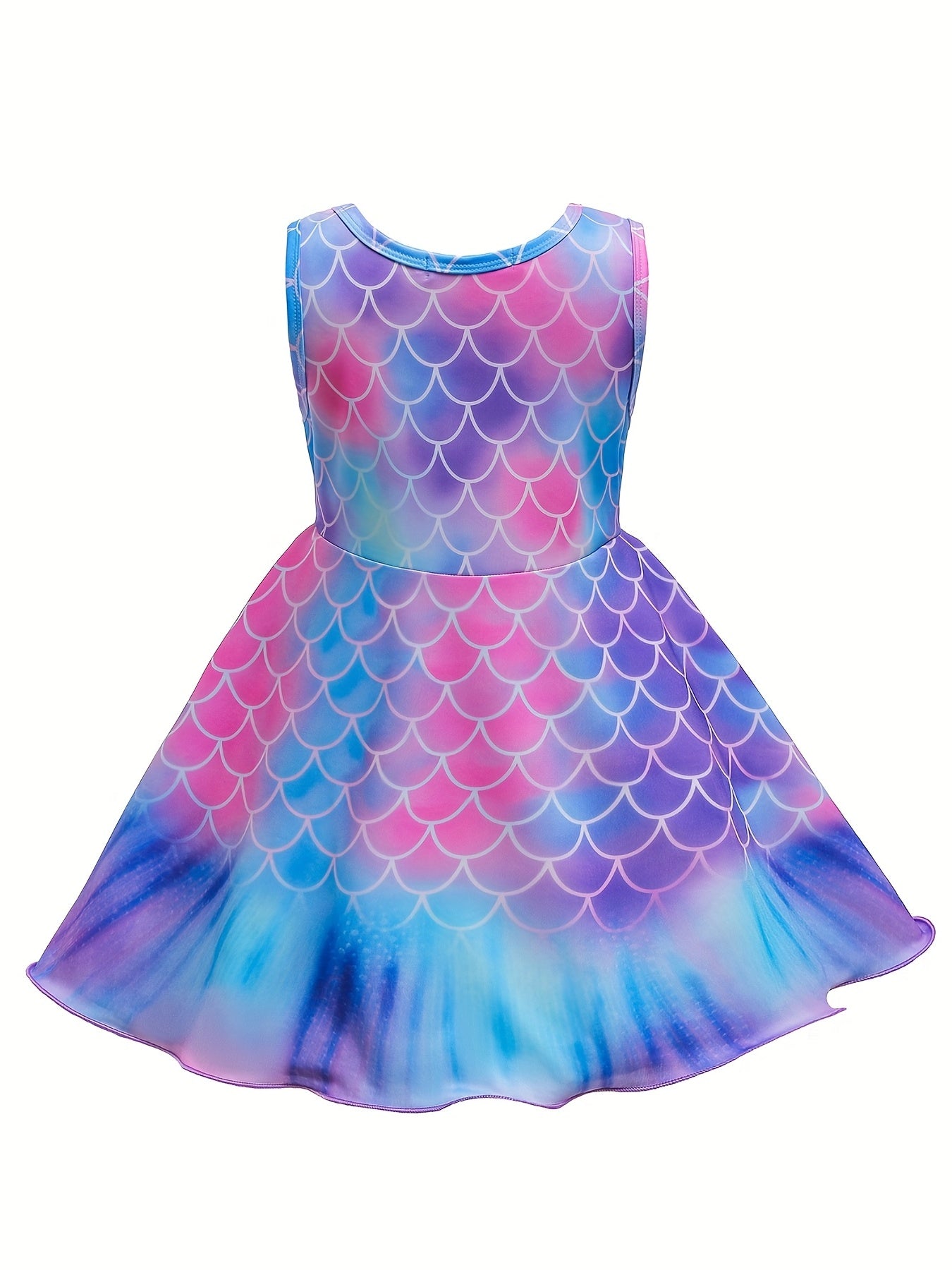 Girls Mermaid Princess Formal Dress for Christmas Evening Party