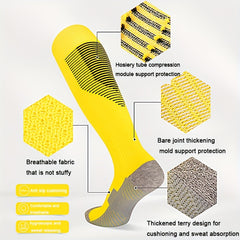 Men's Thigh Soccer Socks, Non-slip Design
