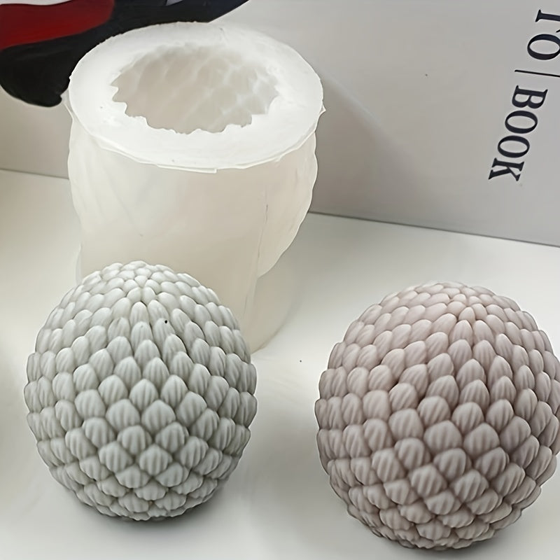 Pine Cone Silicone Candle Mold DIY Christmas Aromatherapy Wax Mold