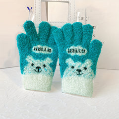 Kids' Cartoon Winter Gloves Coldproof Warm Keeping