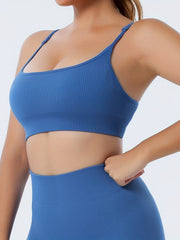 Ribbed High Impact Camisole Top Sleeveless Tank