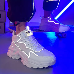 Men's Mesh Chunky Sneaker Wear resistant Comfy Casual Shoes
