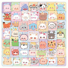 60pcs Animal Series Graffiti Stickers Waterproof for Guitar Skateboard Phone Lap