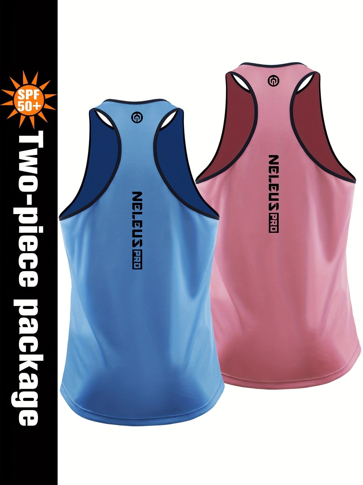 Men's Letter Print Tank Top Quick Dry Stretch Breathable Sleeveless Shirt