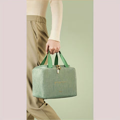 Large Capacity Insulated Bento Tote Bag for Office Workers