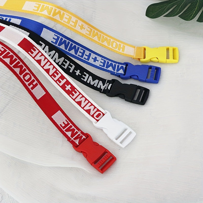Kids Letter Pattern Buckle Belt - School Performance Accessory