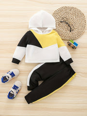 Baby Boys Long Sleeve Hoodie Long Pants Set