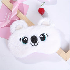 Soft Plush Koala Eye Mask for Travel Rest Nap