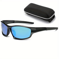 Men's Polarized Sports Sunglasses with Sunglasses Box