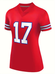 V Neck Short Sleeve Football Jersey Breathable For Training Games