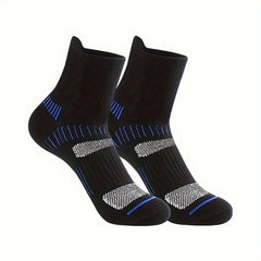 10 Pairs Men's Arch Compression Athletic Crew Socks